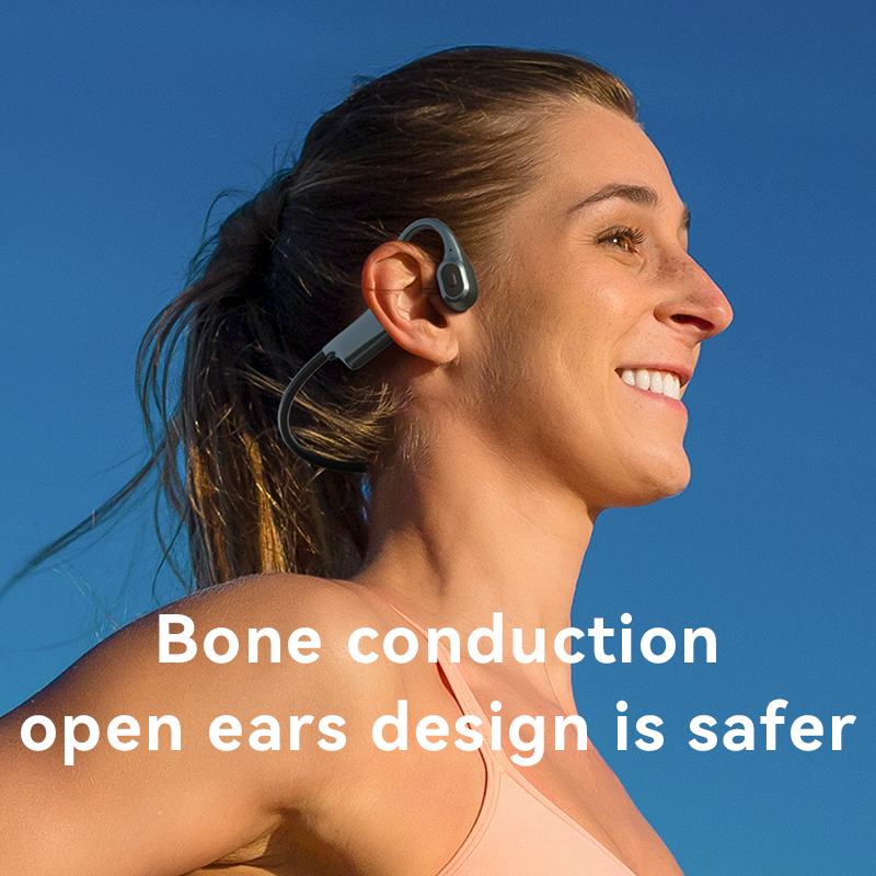 2023 新しい骨伝導 Bluetooth ヘッドセットドライビングスポーツ水泳特別な耳なし超長時間耐久性内蔵 32 グラム
